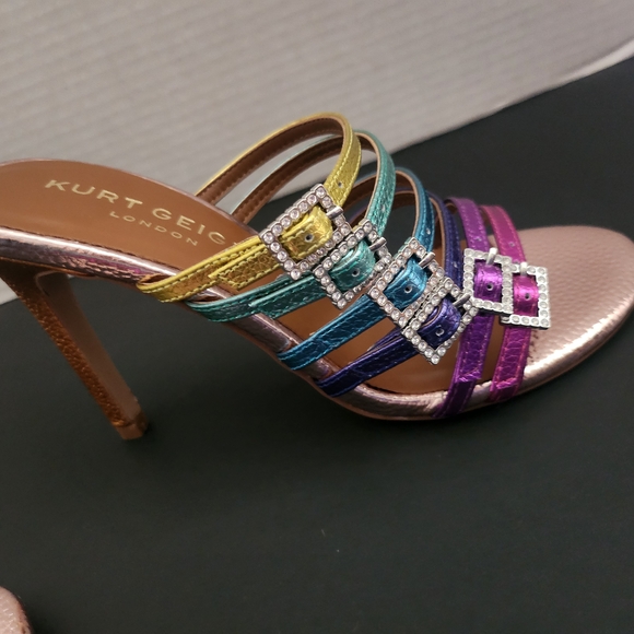 Kurt Geiger Multicolor Metallic Heels - Picture 5 of 8